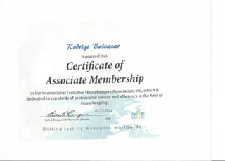 EH Association Inc Membership