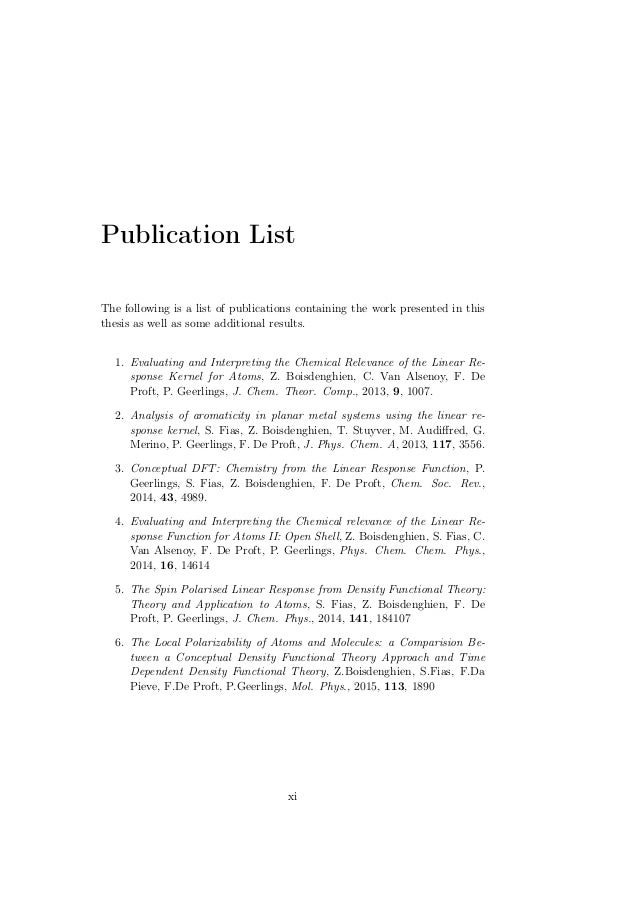 Phd thesis dft