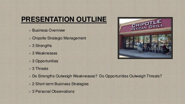 chipotle swot