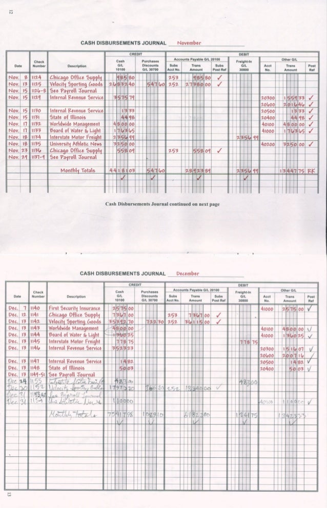 kic document 0001 2 cash disbursements journal