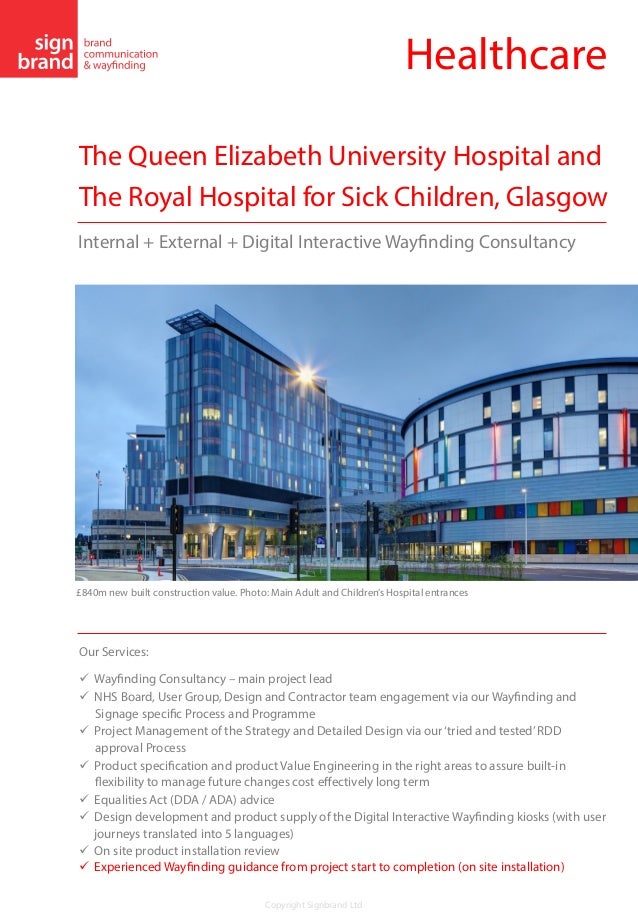 Healthcare Case Study Queen Elizabeth University Hospital And Royal