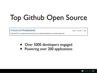 Top Github Open Source 
• Over 5000 developers engaged 
• Powering over 200 applications 
 