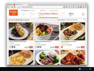 F FOOD Club – Menu 
FOOD 
CLUB 
 