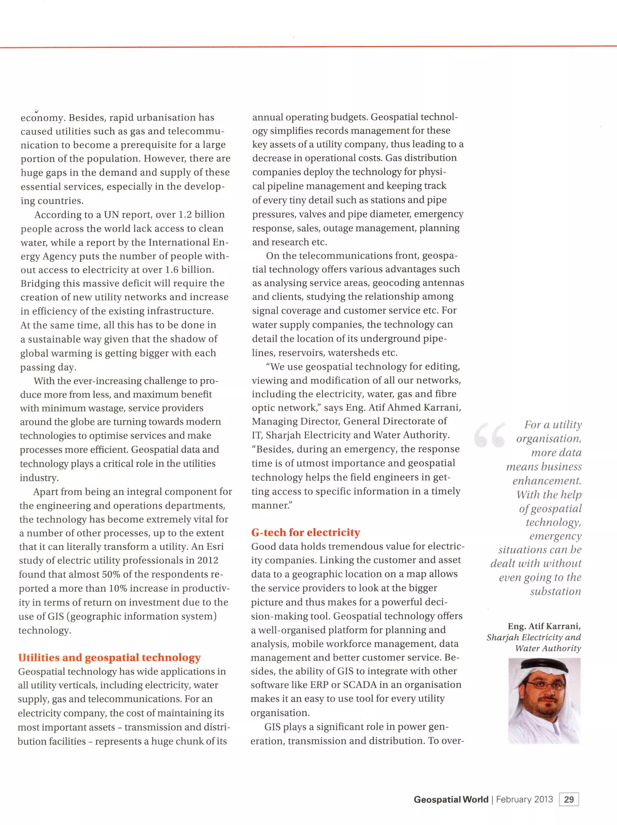 Geospatial World article | PDF