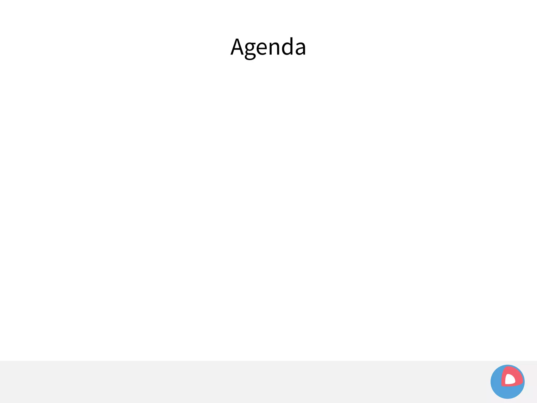 Agenda 
 