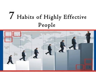 7 Habits of Highly Effective
People
1
 