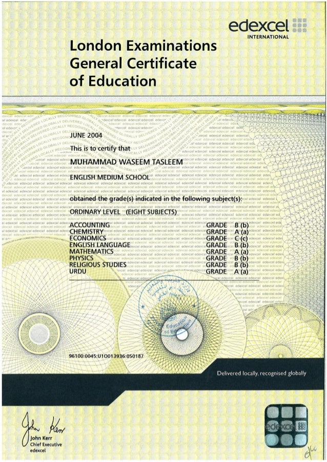 GCE Ordinary Level