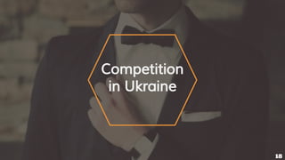 Competition
in Ukraine
18
 