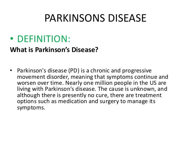 parkinsons disease
