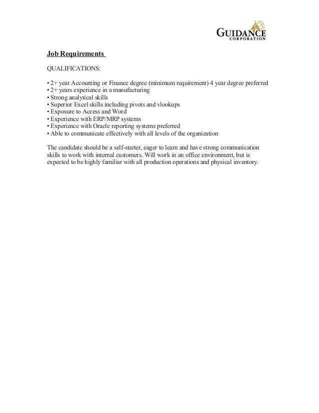 accounting analyst job description
