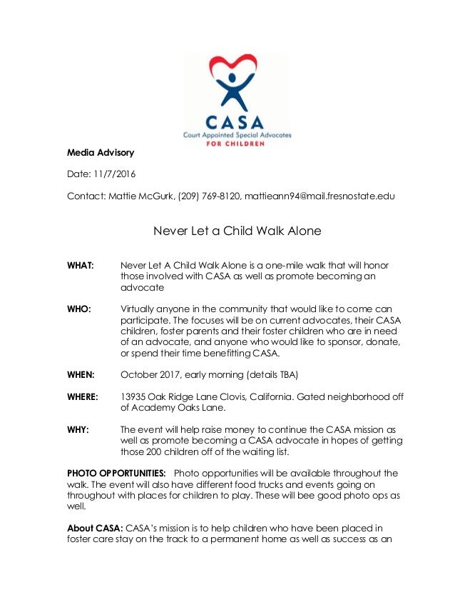 media advisory special event media advisory