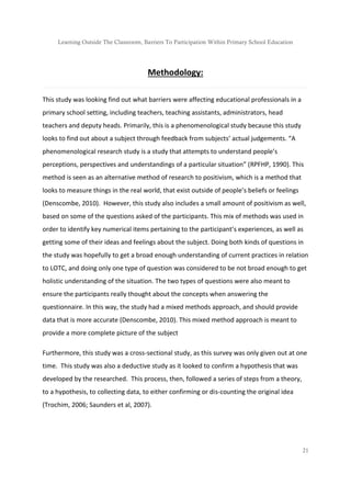 Learning Outside The Classroom | PDF