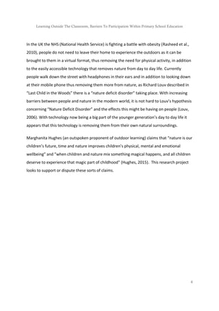 Learning Outside The Classroom | PDF