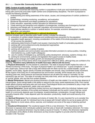 community nutrition & public health_QA_Final | PDF