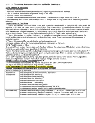 community nutrition & public health_QA_Final | PDF