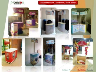 Ragam Minibooth / Event Desk / Booth Trolley
In Store Promotion - Exhibition - Interior
 