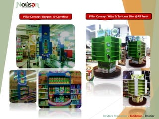 Pillar Concept ‘Baygon’ @ Carrefour Pillar Concept ‘HiLo & Toricana Slim @All Fresh
In Store Promotion - Exhibition - Interior
 