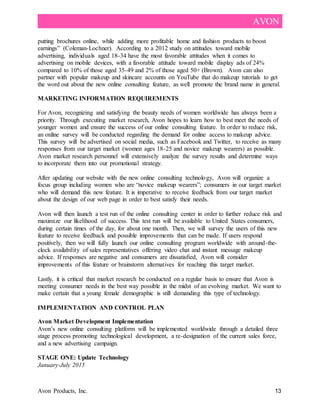 Avon Risk Avon | DOCX