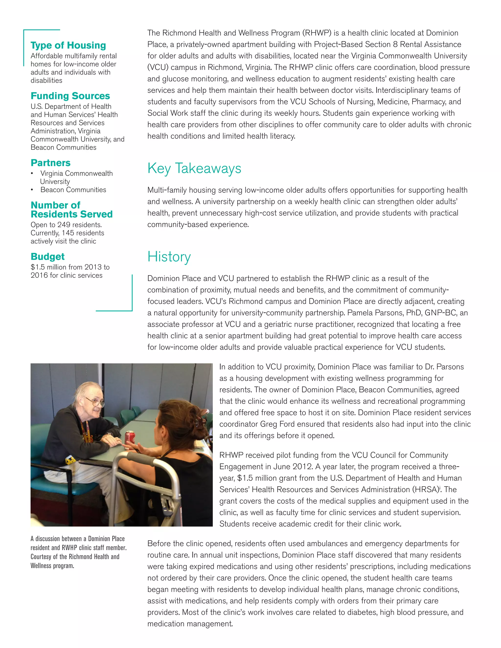HHM Bringing Health Care Home for Low-Income Older Adults | PDF