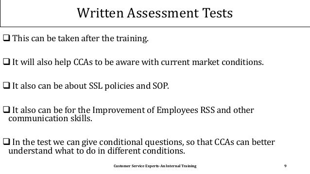 customer service skills test questions