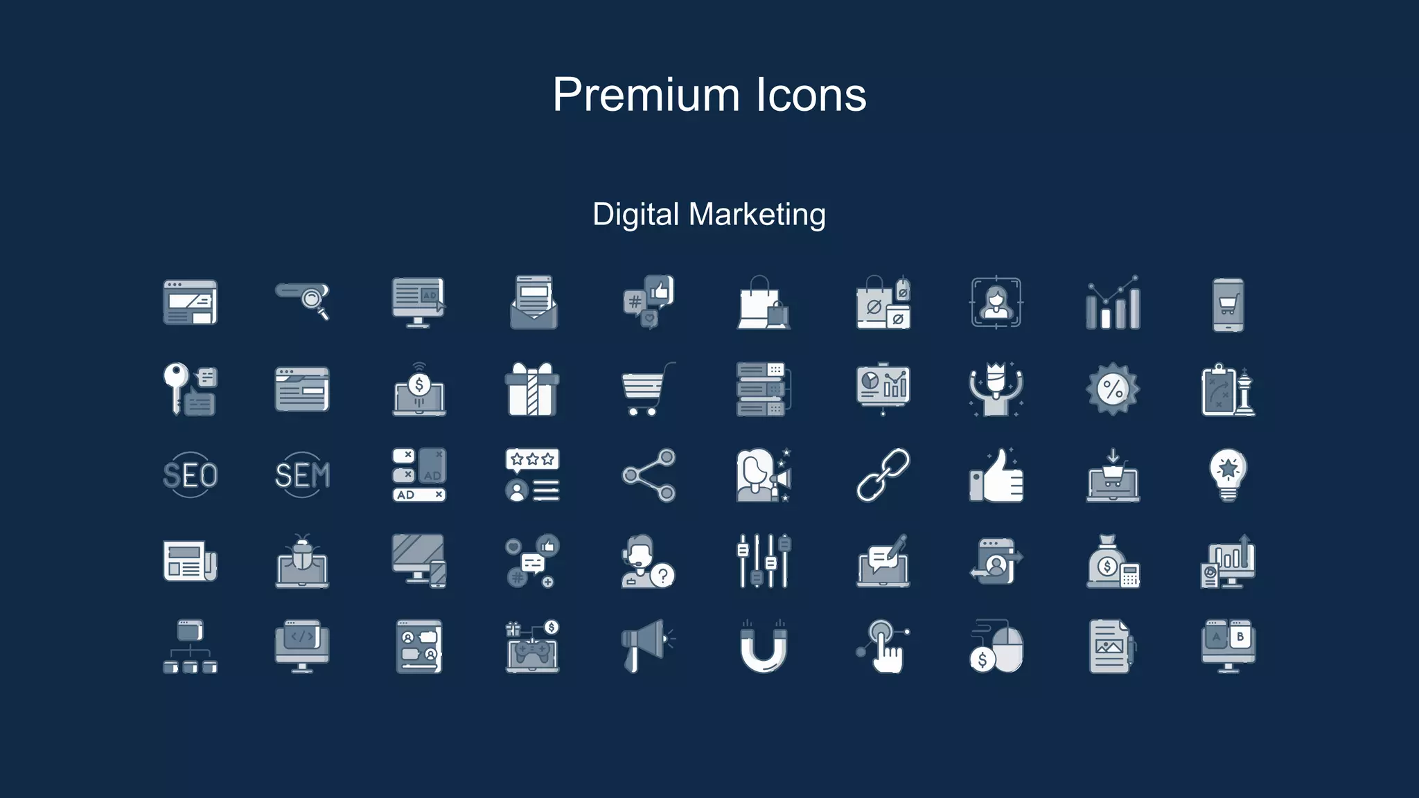 Digital Marketing
Premium Icons
 