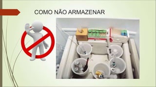 COMO NÃO ARMAZENAR
 