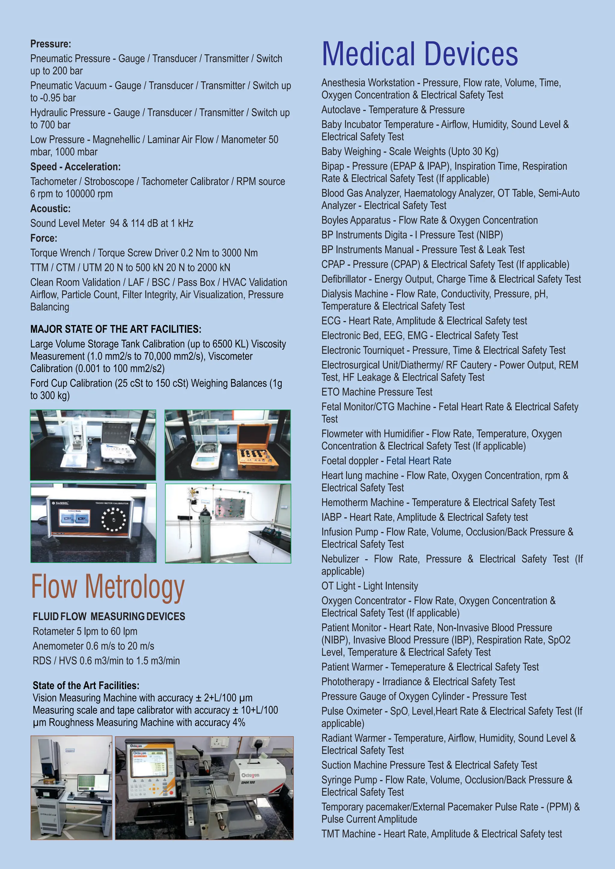 Calibration Laboratory In India - FARE Labs Pvt. Ltd. | PDF