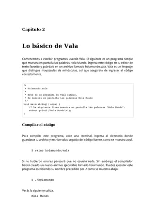 Tutorial Vala Guia de Vala | PDF