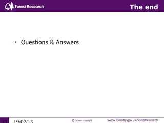 The end




• Questions & Answers
 