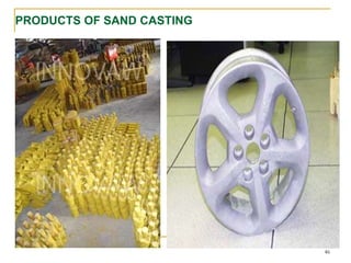 PRODUCTS OF SAND CASTING
46
 
