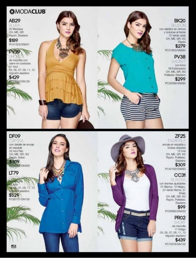 2 catalogo moda club intermedio verano 2015 looks de moda juvenil