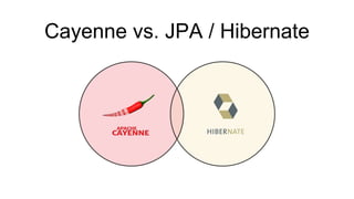 Cayenne vs. JPA / Hibernate
 