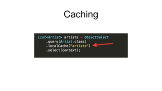 Caching
 