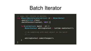 Batch Iterator
 