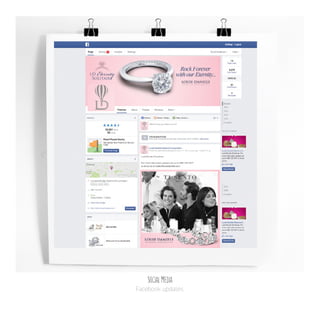 Social Media
Facebook updates.
 