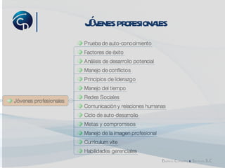 Jóvenes profesionales 