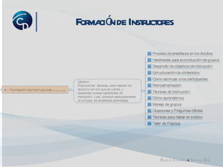 Formación de Instructores 