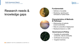 CDR methods and their role in mitigation strategies | PPTX