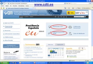 www.cdti.es




30        (25/06/2010)
 