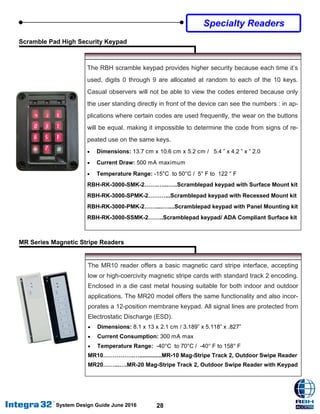 Integra 32 System Design Guide | PDF