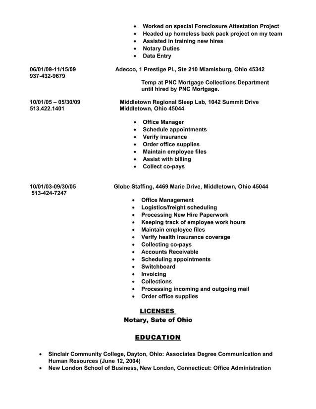 Linda resume PDF