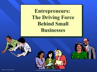 Entrepreneurs:  The Driving Force Behind Small Businesses 