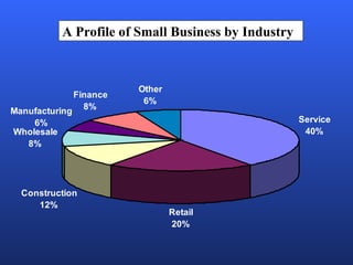 A Profile of Small Business by Industry 
