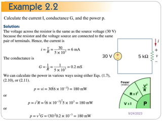 Fundamental Electrical Circuit Laws and Analysis Techniques for ...