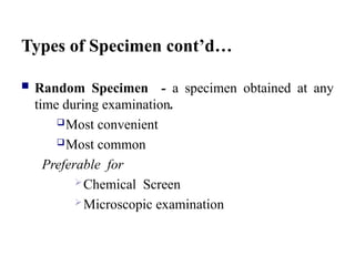 Random Specimen Names 2 Chapter two _ Collection and Preservation of Urine (3).ppt