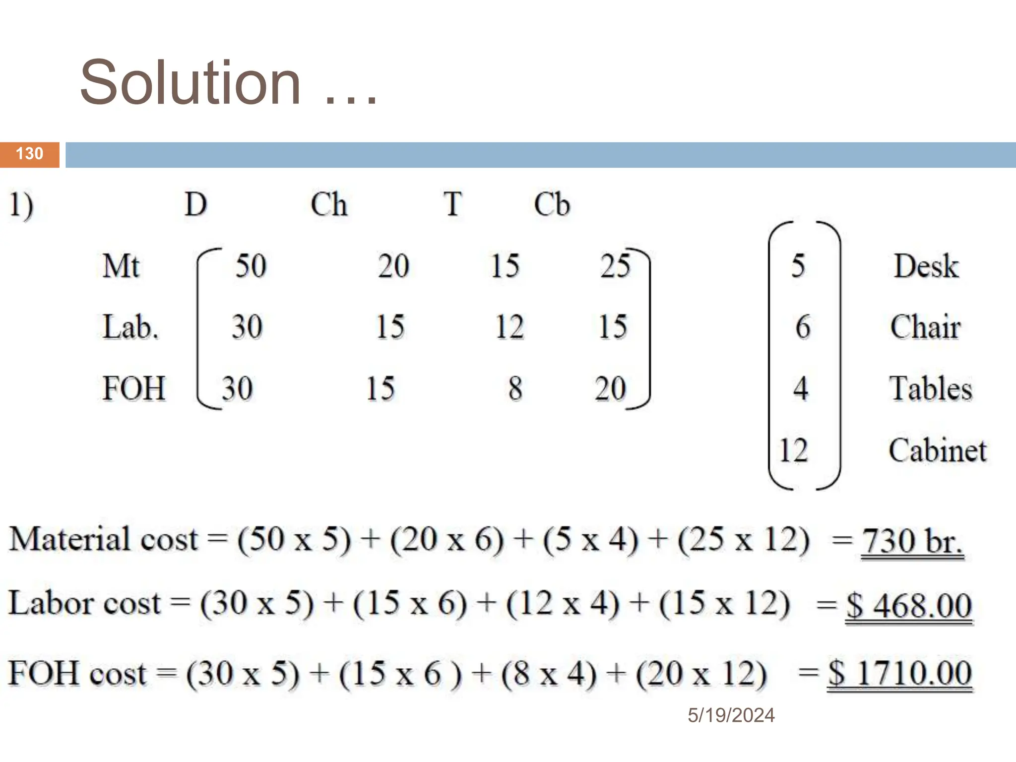 Solution …
130
5/19/2024
 
