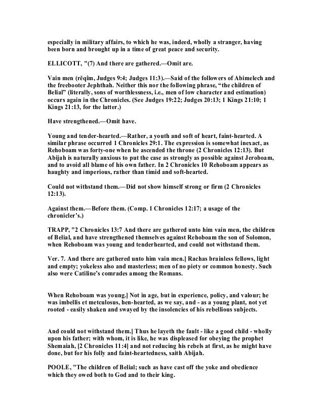 2 Chronicles 13 Commentary