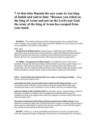 2 chronicles 16 commentary | PDF