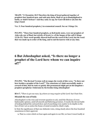 2 chronicles 18 commentary | PDF