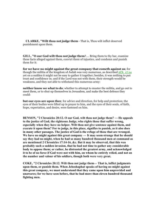 2 chronicles 20 commentary | PDF